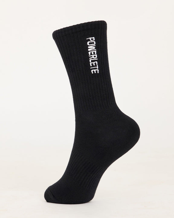 Premium Embroidered Crew Socks